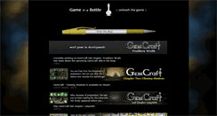 Desktop Screenshot of gameinabottle.com